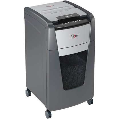 Artikelbild 2 für Rexel Optimum AutoFeed+ 225X Aktenvernichter mit Partikelschnitt P-4, 4 x 26 mm, bis 225 Blatt, schwarz, Artikelnummer 267544