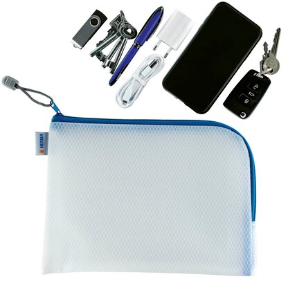 Artikelbild 5 für HERMA Reißverschlussbeutel DIN A5 transparent/blau, 1 St., Artikelnummer 554994