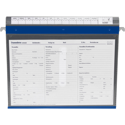 Artikelbild 2 für BOI Patienten-Dokumentations-Hängemappe 2-Ringe PMH2R blau Boden: 2,5 cm, 1 St., Artikelnummer 666853