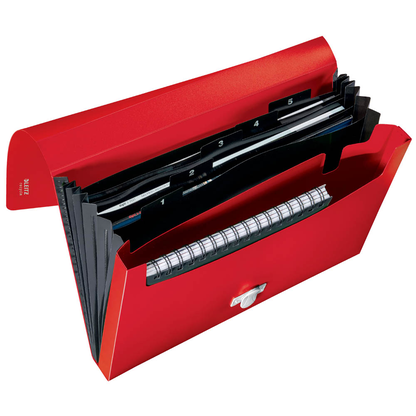 Artikelbild 3 für LEITZ Fächermappe recycle 4624 5 Fächer rot, 1 St., Artikelnummer 854234