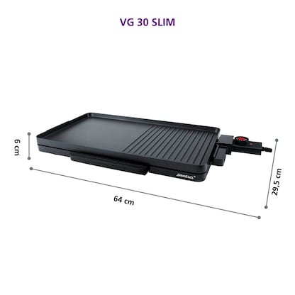 Artikelbild 3 für Steba Elektrogrill VG 30 Slim 2.000 W 64,0 x 29,5 x 6,0 cm, 1 St., Artikelnummer 174849