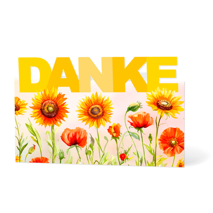 Artikelbild für LUMA Dankeskarte Danke LU GKO 08 bunt, 1 St., Artikelnummer 716138