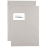 Artikelbild 1 für kaenguruh the world of paper Versandtaschen DIN C4 mit Fenster grau 250 St., Artikelnummer 736179