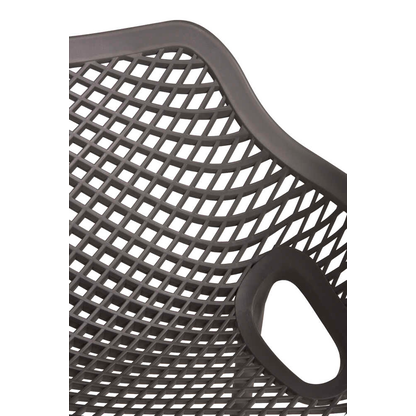 Artikelbild 3 für Garden Pleasure Gartenstühle mit Armlehnen LAURIA anthrazit, 2 St., Artikelnummer 796357