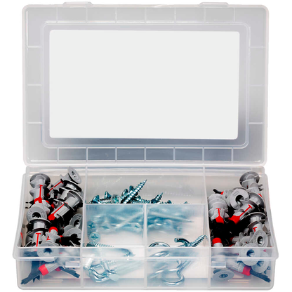 Artikelbild 3 für fischer easyDIY Box Gipskarton DuoBlade 548857 Dübel- und Schrauben-Sortiment, 77-teilig, Artikelnummer 480176