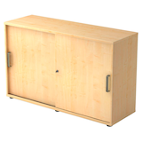 Artikelbild 1 für HAMMERBACHER Schiebetürenschrank 1752S, V1752S/3/3/SG ahorn 1 Fachboden 120,0 x 40,0 x 74,8 cm, Artikelnummer 861455