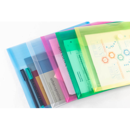 Artikelbild 9 für FolderSys Dokumententaschen DIN A4 farbsortiert glatt 0,20 mm, 10 St., Artikelnummer 585182