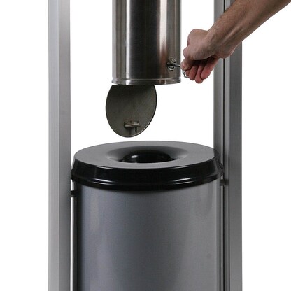 Artikelbild 4 für Showdown® Displays Smoking Table Standaschenbecher silber, 1 St., Artikelnummer 498014