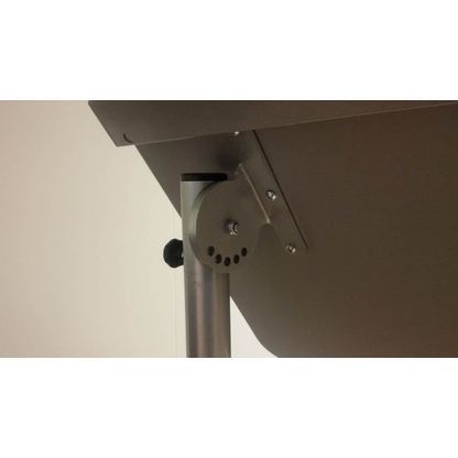 Artikelbild 3 für rocada höhenverstellbarer Schreibtisch alugrau rechteckig, T-Fuß-Gestell alu 80,0 x 60,0 cm, Artikelnummer 585923