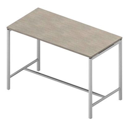 Artikelbild für Quadrifoglio Konferenztisch Creo beton rechteckig, 4-Fuß-Gestell weiß, 160,0 x 80,0 x 107,0 cm, Artikelnummer 670164