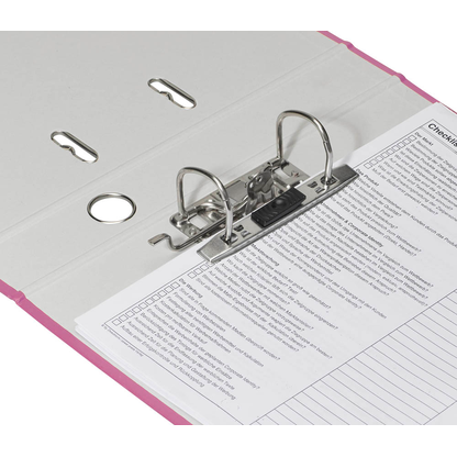 Artikelbild 3 für DONAU Klassik Ordner pink Karton 5,0 cm DIN A4, 1 St., Artikelnummer 345884