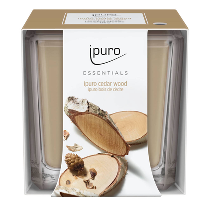 Artikelbild für ipuro Duftkerze Cedar Wood beige Zedernholz, 1 St., Artikelnummer 952270