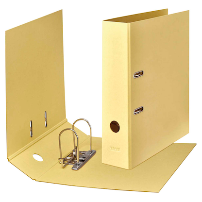 Artikelbild 4 für FALKEN PURE Pastell Ordner Vanille-Gelb, Flamingo-Pink, Himmel-Blau Karton 8,0 cm DIN A4, 10 St., Artikelnummer 265072