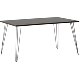 Artikelbild 1 für MÖBELPARTNER Fynn Schreibtisch basaltgrau rechteckig, 4-Fuß-Gestell schwarz 160,0 x 80,0 cm, Artikelnummer 323929