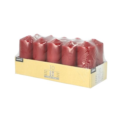 Artikelbild 3 für STARPAK Stumpenkerzen bordeaux, 10 St., Artikelnummer 683213