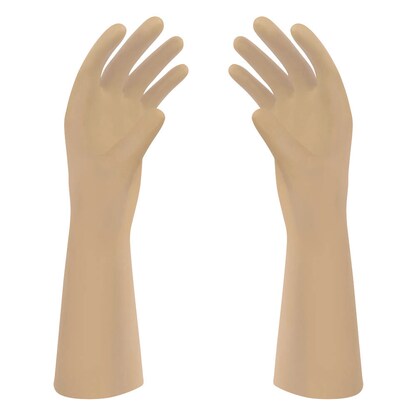 Artikelbild für Meditrade® unisex OP-Handschuhe Gentle Skin® Micro braun Größe 7, 50 Paar, Artikelnummer 568012