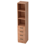 Artikelbild 1 für HAMMERBACHER Regalschrank Savona, V7600/N/N/SG nussbaum 40,6 x 42,0 x 200,4 cm, 1 St., Artikelnummer 971432