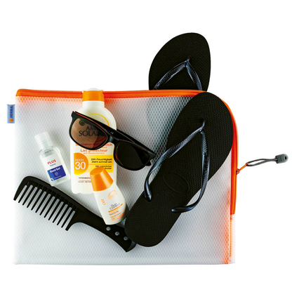 Artikelbild 5 für HERMA Reißverschlussbeutel DIN A4 überbreit transparent/orange, 1 St., Artikelnummer 555117