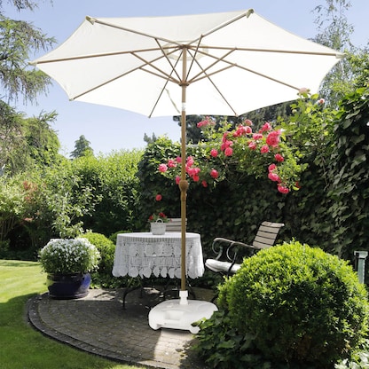 Artikelbild 3 für relaxdays Sonnenschirmständer weiß, Kunststoff, Artikelnummer 767721