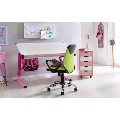 Artikelbild 4 für AMSTYLE Kinderdrehstuhl, SPM1.356 Stoff grün, Gestell silber, Artikelnummer 906117