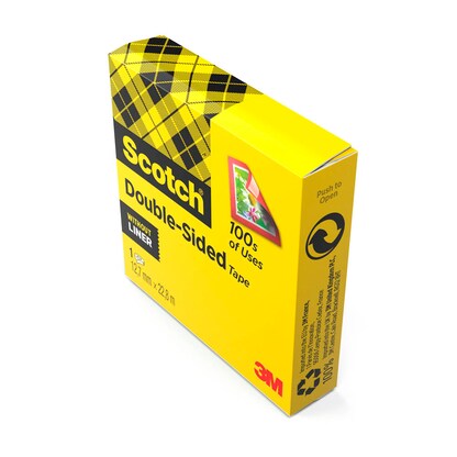 Artikelbild 3 für Scotch doppelseitiger Klebefilm transparent 12,0 mm x 22,8 m 1 Rolle, Artikelnummer 477426
