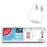 Artikelbild 1 für GUT&GÜNSTIG Müllbeutel 50,0 l transparent, 20 St., Artikelnummer 987887