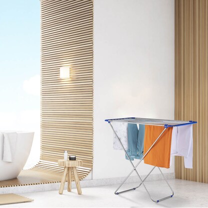 Artikelbild 7 für relaxdays Wäscheständer silber, 1 St., Artikelnummer 762704