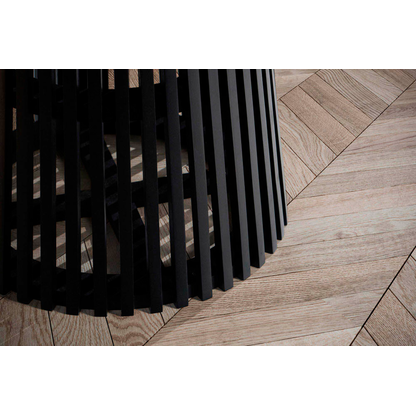 Artikelbild 5 für WOHNLING Esstisch schwarz rund, Gittergestell schwarz, 120,0 x 120,0 x 77,0 cm, Artikelnummer 314589