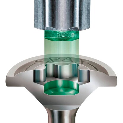 Artikelbild 8 für SPAX® Holzbauschrauben T30 Tellerkopf Edelstahl A2 0257000600605 6 mm x 60 mm, 100 St., Artikelnummer 396639