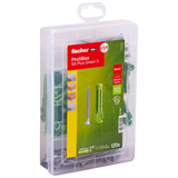 Artikelbild 1 für fischer ProfiBox - SX Plus Green S 567898 Dübel- und Schrauben-Sortiment, 120-teilig, Artikelnummer 480977