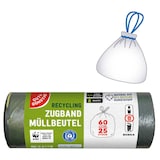 Artikelbild 1 für GUT&GÜNSTIG Müllbeutel RECYCLING 60,0 l schwarz, 25 St., Artikelnummer 988384