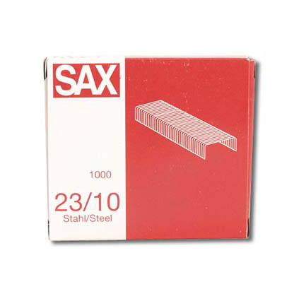 Artikelbild für sax design Heftklammern 23/10, 1.000 St., Artikelnummer 390013