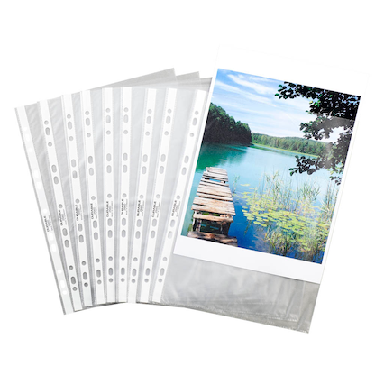 Artikelbild für DURABLE Prospekthüllen DIN A4 transparent genarbt 0,045 mm, 100 St., Artikelnummer 238832