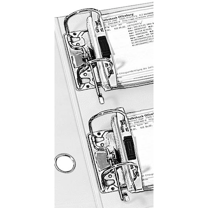 Artikelbild 4 für ELBA Doppelordner weiß Kunststoff 7,5 cm, 1 St., Artikelnummer 184390