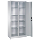 Artikelbild 1 für CP Stahlschrank 8921-311 S10192 lichtgrau 4 Fachböden 93,0 x 50,0 x 195,0 cm, aufgebaut, 1 St., Artikelnummer 415500