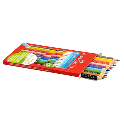 Artikelbild 7 für FABER-CASTELL Colour GRIP Buntstifte farbsortiert, 12 St., Artikelnummer 534271