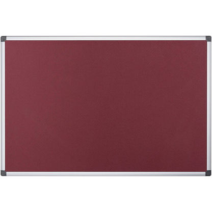 Artikelbild für Bi-Office Pinnwand Feuerhemmend 150,0 x 120,0 cm Textil rot, Artikelnummer 931790