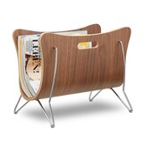 Artikelbild 1 für relaxdays Zeitungsständer 10021238_0 braun Holz, DIN A4 quer, Artikelnummer 473791