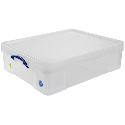 Artikelbild für Really Useful Box Aufbewahrungsbox 70,0 l transparent 81,0 x 62,0 x 22,5 cm, 1 St., Artikelnummer 156323