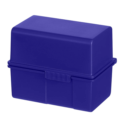 Artikelbild 6 für HAN A8 Karteikasten DIN A8 für 200 Karteikarten blau mit Deckel, Artikelnummer 244792