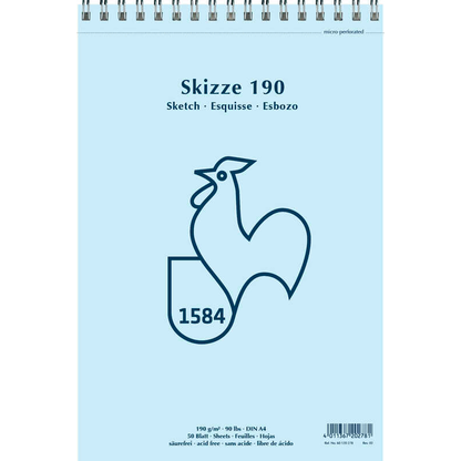 Artikelbild 3 für HAHNEMÜHLE Skizzenblock DIN A4, 1 Block, Artikelnummer 708807