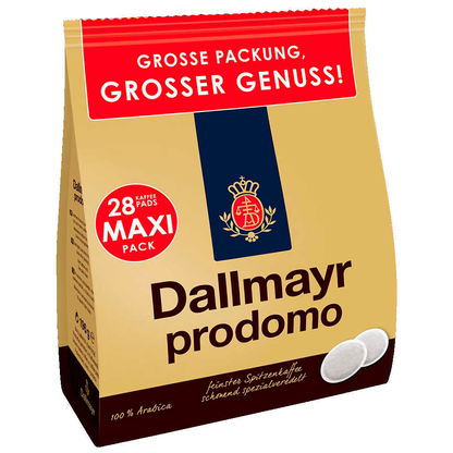 Artikelbild 2 für Dallmayr prodomo Kaffeepads, Arabicabohnen 28 Stück, Artikelnummer 687217