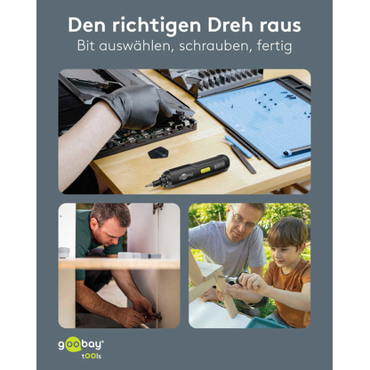 Artikelbild 13 für goobay 77816 Akku-Schrauber-Set, mit 1 Akku, Artikelnummer 779609