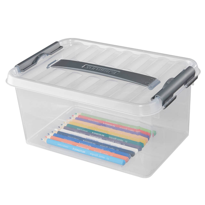 Artikelbild 2 für sunware Q-line Aufbewahrungsbox 6,0 l transparent 30,0 x 20,0 x 14,0 cm, 1 St., Artikelnummer 145685