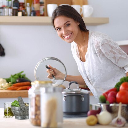 Artikelbild 3 für relaxdays Mörser grau Ø 17,0 cm 2-tlg., 1 St., Artikelnummer 361091