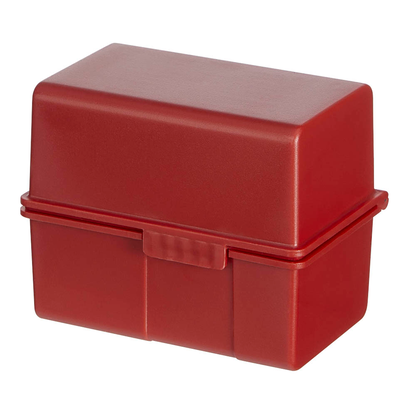 Artikelbild 6 für HAN A8 Karteikasten DIN A8 für 200 Karteikarten rot mit Deckel, Artikelnummer 244804