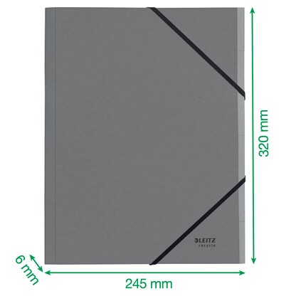 Artikelbild 4 für LEITZ Ordnungsmappe recycle 3914 6 Fächer grün, 1 St., Artikelnummer 854564