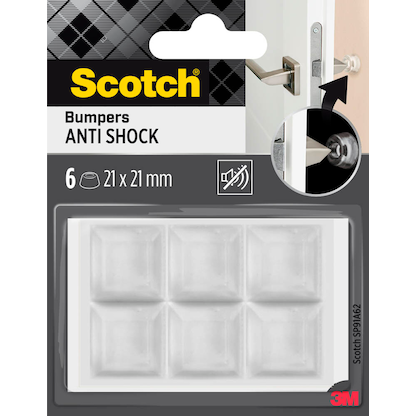 Artikelbild für Scotch SP91A62 quadratisch Elastikpuffer, 6 St., Artikelnummer 477608