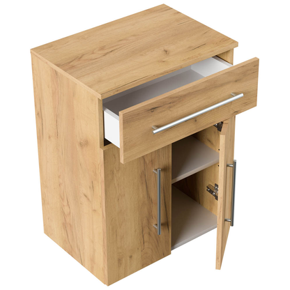 Artikelbild 5 für POSSEIK Bad-Hängeschrank LEVANA XL eiche gold 53,0 x 36,6 x 70,5 cm, Artikelnummer 668016