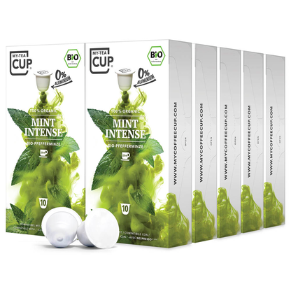 Artikelbild für MY-TEA CUP® MINT INTENSE Bio-Teekapseln 100 Portionen, Artikelnummer 672091